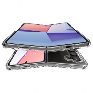 Akcija! Dėklas Spigen ULTRA HYBRID SAMSUNG GALAXY Z Fold 5 Permatomas  10