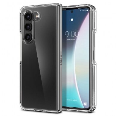 Akcija! Dėklas Spigen ULTRA HYBRID SAMSUNG GALAXY Z Fold 5 Permatomas