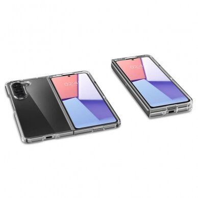 Akcija! Dėklas Spigen ULTRA HYBRID SAMSUNG GALAXY Z Fold 5 Permatomas  9