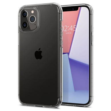 Aukštos Kokybės Dėklas Spigen Ultra Hybrid Iphone 12 Pro / Iphone 12 Skaidrus 6