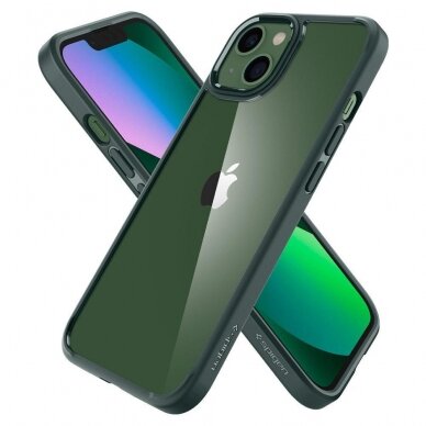 Dėklas Spigen ULTRA HYBRID IPHONE 13 Žalias 6