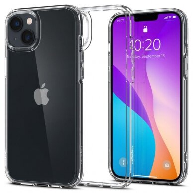 Dėklas Spigen ULTRA HYBRID IPHONE 14 PLUS Skaidrus