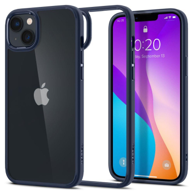 Dėklas Spigen ULTRA HYBRID IPHONE 14 PLUS tamsiai mėlynas