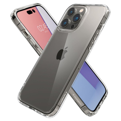 Dėklas Spigen ULTRA HYBRID IPHONE 14 PRO MAX Skaidrus 11