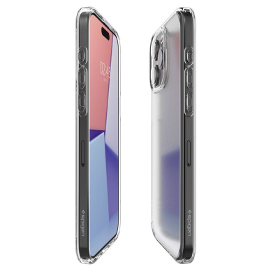 Apsauginis dėklas Spigen ULTRA HYBRID IPHONE 15 PRO FROST CLEAR 8