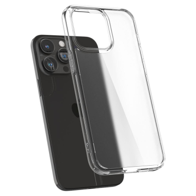 Apsauginis dėklas Spigen ULTRA HYBRID IPHONE 15 PRO MAX FROST CLEAR 4