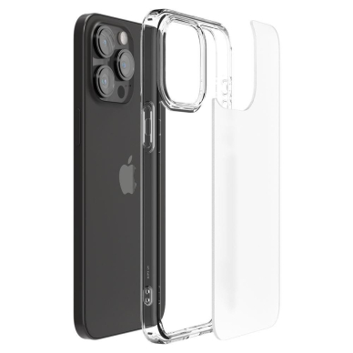 Apsauginis dėklas Spigen ULTRA HYBRID IPHONE 15 PRO MAX FROST CLEAR 6