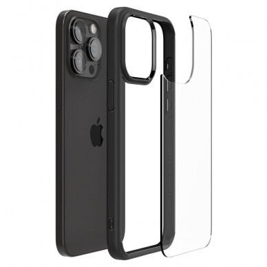 Apsauginis dėklas Spigen ULTRA HYBRID IPHONE 15 PRO MAX MATTE Juodas 7