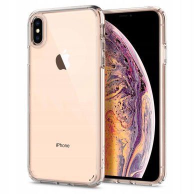 DĖKLAS SPIGEN ULTRA HYBRID IPHONE XS MAX SKAIDRUS 7