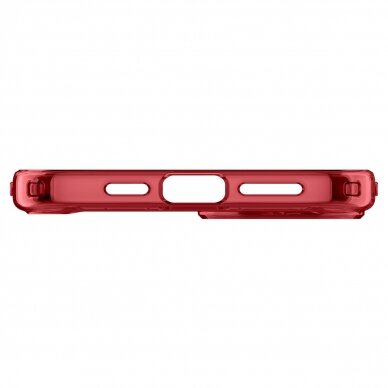 Apsauginis dėklas Spigen Ultra Hybrid, red crystal - iPhone 15 5
