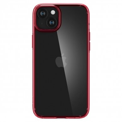 Apsauginis dėklas Spigen Ultra Hybrid, red crystal - iPhone 15 8