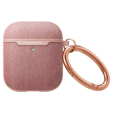 Aukštos Kokybės Apsauginis Dėklas Spigen Urban Fit Airpods Case Rose Gold  1