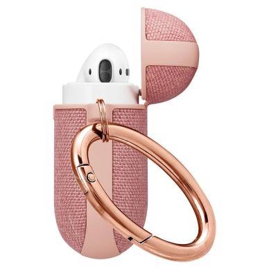 Aukštos Kokybės Apsauginis Dėklas Spigen Urban Fit Airpods Case Rose Gold  3