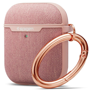 Aukštos Kokybės Apsauginis Dėklas Spigen Urban Fit Airpods Case Rose Gold  6