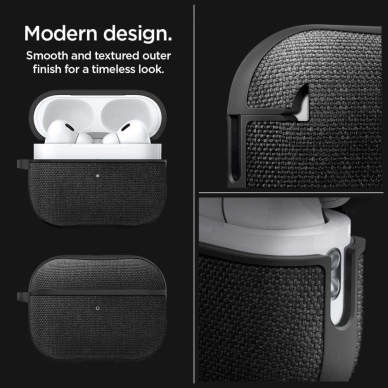 Dėklas Spigen URBAN FIT Apple AIRPODS PRO 1/2 Juodas 13