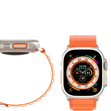 Apyrankė Dux Ducis Strap GS Version Sport Apple Watch Ultra/9/8/7/6/SE/5/4/3/2/1 (42, 44, 45, 49mm) - Oranžinė 11