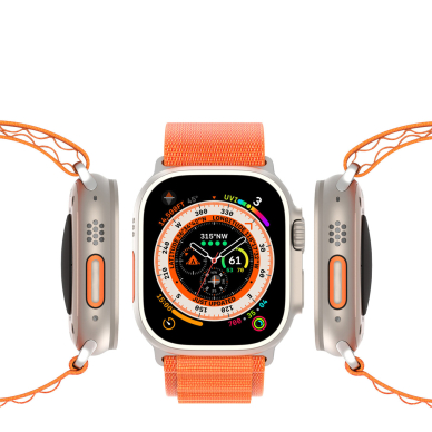 Apyrankė Dux Ducis Strap GS Version Sport Apple Watch Ultra/9/8/7/6/SE/5/4/3/2/1 (42, 44, 45, 49mm) - Oranžinė 9