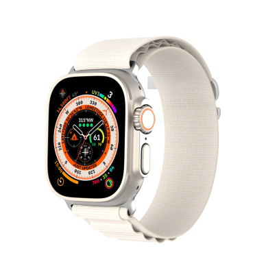 Apyrankė Dux Ducis Strap GS Version Sport Apple Watch Ultra/9/8/7/6/SE/5/4/3/2/1 (42, 44, 45, 49mm) - Balta 3