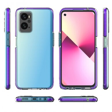 Dėklas Spring Case for Realme 9i, Oppo A36 / A76 / A96 Juodas 1