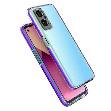 Dėklas Spring Case for Realme 9i, Oppo A36 / A76 / A96 Juodas 3