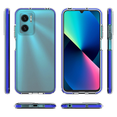 Dėklas Spring Case for Xiaomi Redmi Note 11E /Redmi 10 5G / Redmi 10 Prime+ 5G / Poco M4 5G šviesiai mėlynas 1