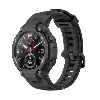 [Užsakomoji prekė] Apyrankė Amazfit T-Rex / T-Rex Pro - Techsuit Watchband (W067) - Juodas