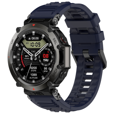 [Užsakomoji prekė] Apyrankė Amazfit T-Rex Ultra - Techsuit Watchband (W067) - Tamsiai mėlynas