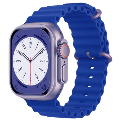 [Užsakomoji prekė] Apyrankė Apple Watch 1/2/3/4/5/6/7/8/9/SE/SE 2 (38/40/41mm) - Techsuit Watchband (W038) - Mėlynas