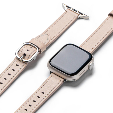 [Užsakomoji prekė] Apyrankė Apple Watch SE 40mm - Ringke Leather One Slim - Cozy Pink