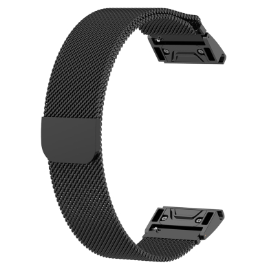 [Užsakomoji prekė] Apyrankė Garmin Fenix 3/3 HR/5X/5X Plus/6X/6X Pro/7X/7X Pro Solar - Techsuit Watchband QuickFit 26mm (W009) - Juodas