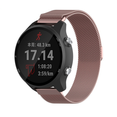 [Užsakomoji prekė] Apyrankė Huawei Watch GT 4 (41mm)/W1/Honor Watch S1/Garmin Venu 2S/Vivoactive 4S - Techsuit Watchband 18mm (W009) - rožinis 2