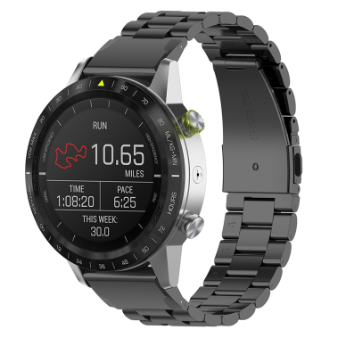 [Užsakomoji prekė] Apyrankė Instinct 2S/2S Solar/Approach S70 42mm/Forerunner 220/230/235/235/630/735 - Techsuit Watchband QuickFit 20mm (W010) - Juodas 4