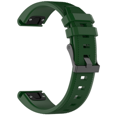 [Užsakomoji prekė] Apyrankė Instinct 2S/2S Solar/Approach S70 42mm/Forerunner 220/230/235/235/630/735 - Techsuit Watchband QuickFit 20mm (W058) - Tamsiai žalias