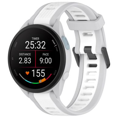 [Užsakomoji prekė] Apyrankė Samsung Galaxy Watch 4/5/Active 2, Huawei Watch GT 3 (42mm)/GT 3 Pro (43mm) - Techsuit Watchband (W053) - Baltas 3