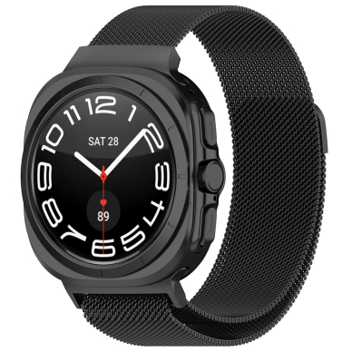 [Užsakomoji prekė] Apyrankė Samsung Galaxy Watch Ultra 47mm - Techsuit Watchband 35mm (W009) - Juodas