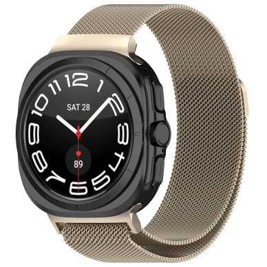 [Užsakomoji prekė] Apyrankė Samsung Galaxy Watch Ultra 47mm - Techsuit Watchband 35mm (W009) - Natural Titanium