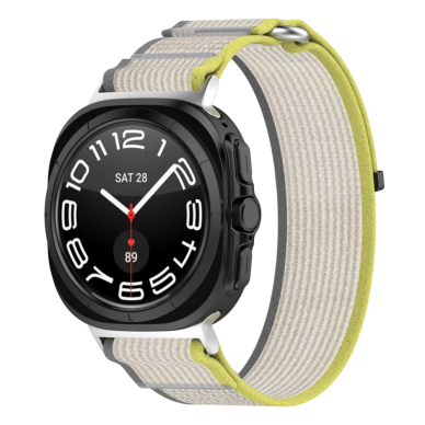 [Užsakomoji prekė] Apyrankė Samsung Galaxy Watch Ultra 47mm - Techsuit Watchband (W054) - geltonas / Gray