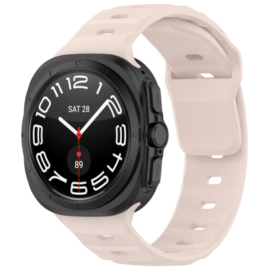 [Užsakomoji prekė] Apyrankė Samsung Galaxy Watch Ultra 47mm - Techsuit Watchband (W055) - Light Pink