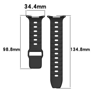 [Užsakomoji prekė] Apyrankė Samsung Galaxy Watch Ultra 47mm - Techsuit Watchband (W055) - Tamsiai mėlynas 5