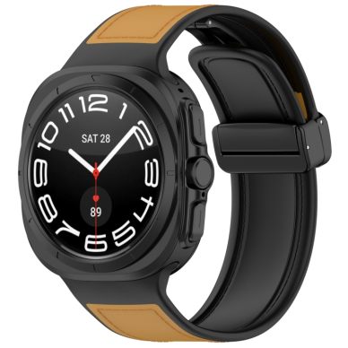 [Užsakomoji prekė] Apyrankė Samsung Galaxy Watch Ultra 47mm - Techsuit Watchband (W056) - rudas