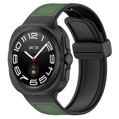 [Užsakomoji prekė] Apyrankė Samsung Galaxy Watch Ultra 47mm - Techsuit Watchband (W056) - Žalias