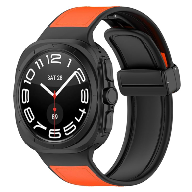 [Užsakomoji prekė] Apyrankė Samsung Galaxy Watch Ultra 47mm - Techsuit Watchband (W056) - Oranžinis