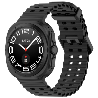 [Užsakomoji prekė] Apyrankė Samsung Galaxy Watch Ultra 47mm - Techsuit Watchband (W062) - Juodas