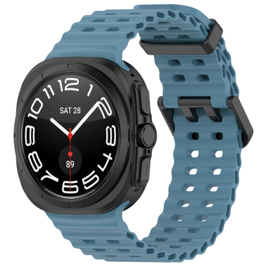 [Užsakomoji prekė] Apyrankė Samsung Galaxy Watch Ultra 47mm - Techsuit Watchband (W062) - Dark Blue