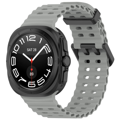 [Užsakomoji prekė] Apyrankė Samsung Galaxy Watch Ultra 47mm - Techsuit Watchband (W062) - Pilkas