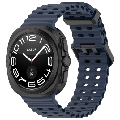 [Užsakomoji prekė] Apyrankė Samsung Galaxy Watch Ultra 47mm - Techsuit Watchband (W062) - Tamsiai mėlynas