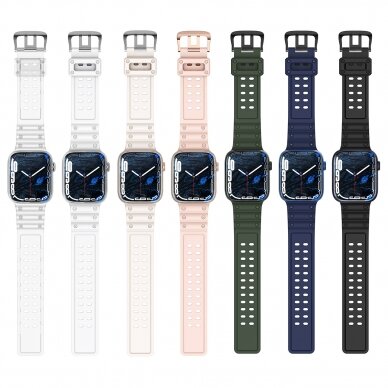 Apyrankė Triple Protection Apple Watch SE, 9, 8, 7, 6, 5, 4, 3, 2, 1 (41, 40, 38 mm) Rožinė 6