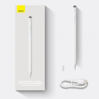 [Užsakomoji prekė] Stylus Pen Apple iPad - Baseus (SXBC060302) - Baltos spalvos 6