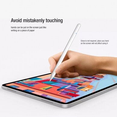 [Užsakomoji prekė] Stylus Pen pentru iPad cu Functia Palm Rejection - Techsuit (M2) - Baltas 5