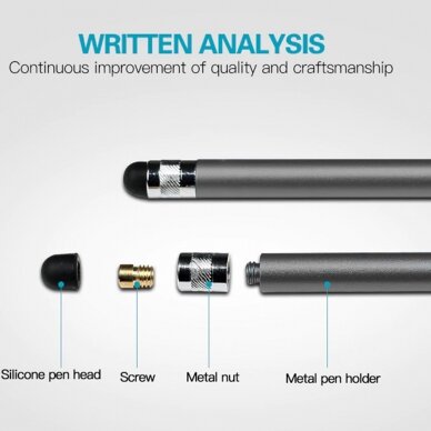 [Užsakomoji prekė] Stylus pen universal - Techsuit (JC01) - Juodas 4